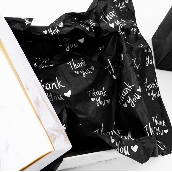 100 Thank You Tissue Paper Sheets, 20x14 PRICE IS FIRM - Picture 4 of 8